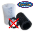 CAN LITE FILTR WĘGLOWY PLAST. 300-330 M3/H BEZ KOŁ