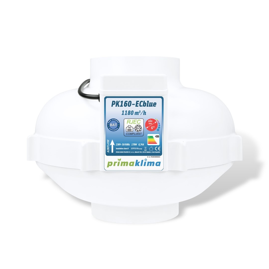 PRIMA KLIMA WENTYLATOR PK160ECblue 1180M3/H