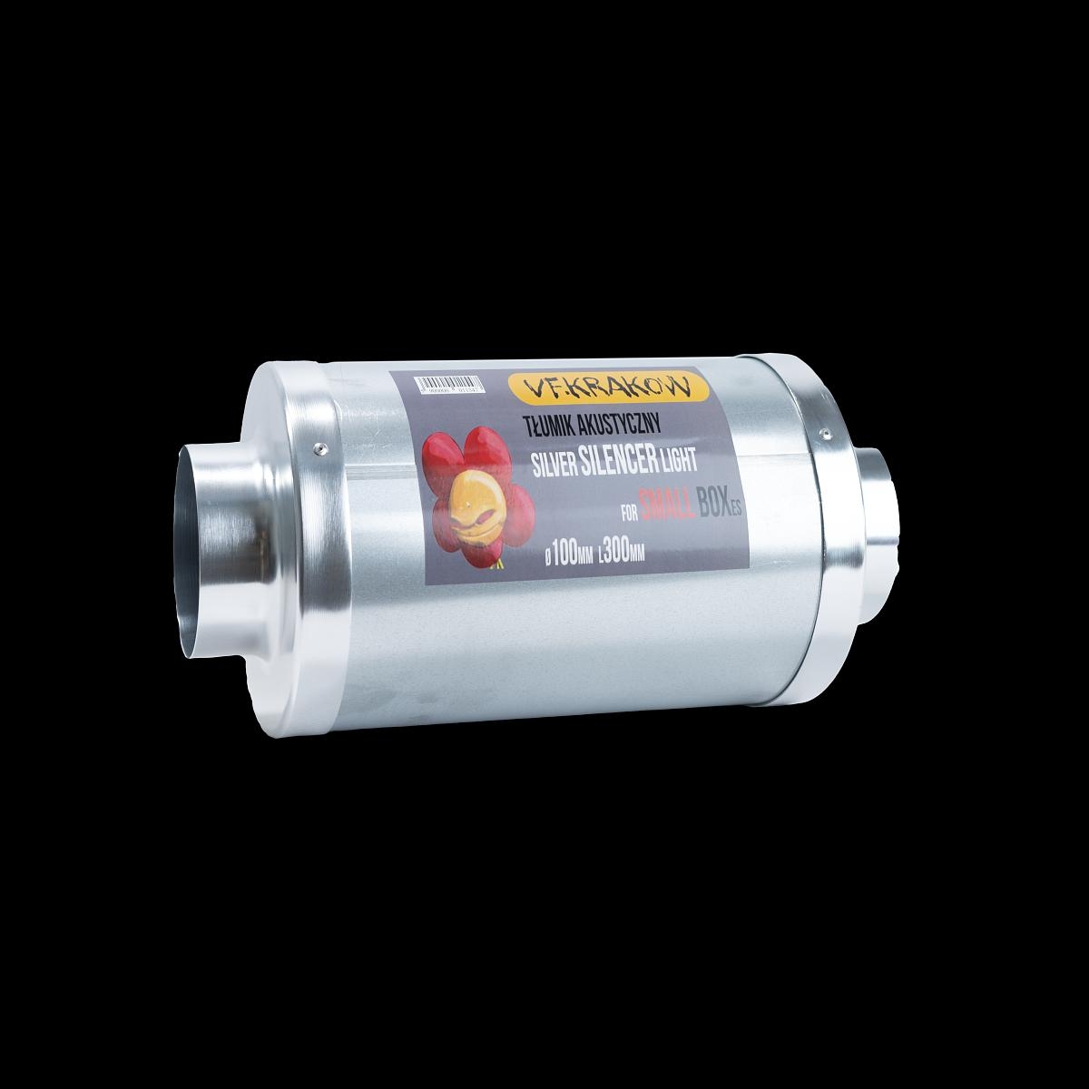 SILENCER TŁUMIK AKUSTYCZNY ALU FI 100/300MM