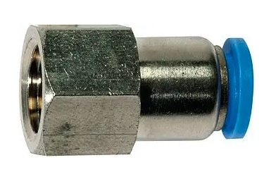 ZŁĄCZKA PNEUMATYCZNA PRZEŚCIE GWINT 1/4" NA 6MM