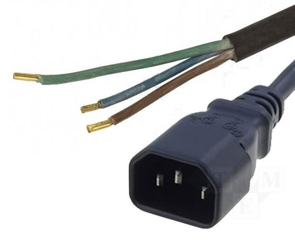 KABEL SIECIOWY 3*1,5MM2 Z WTYCZKĄ KOMPUTEROWĄ 4M