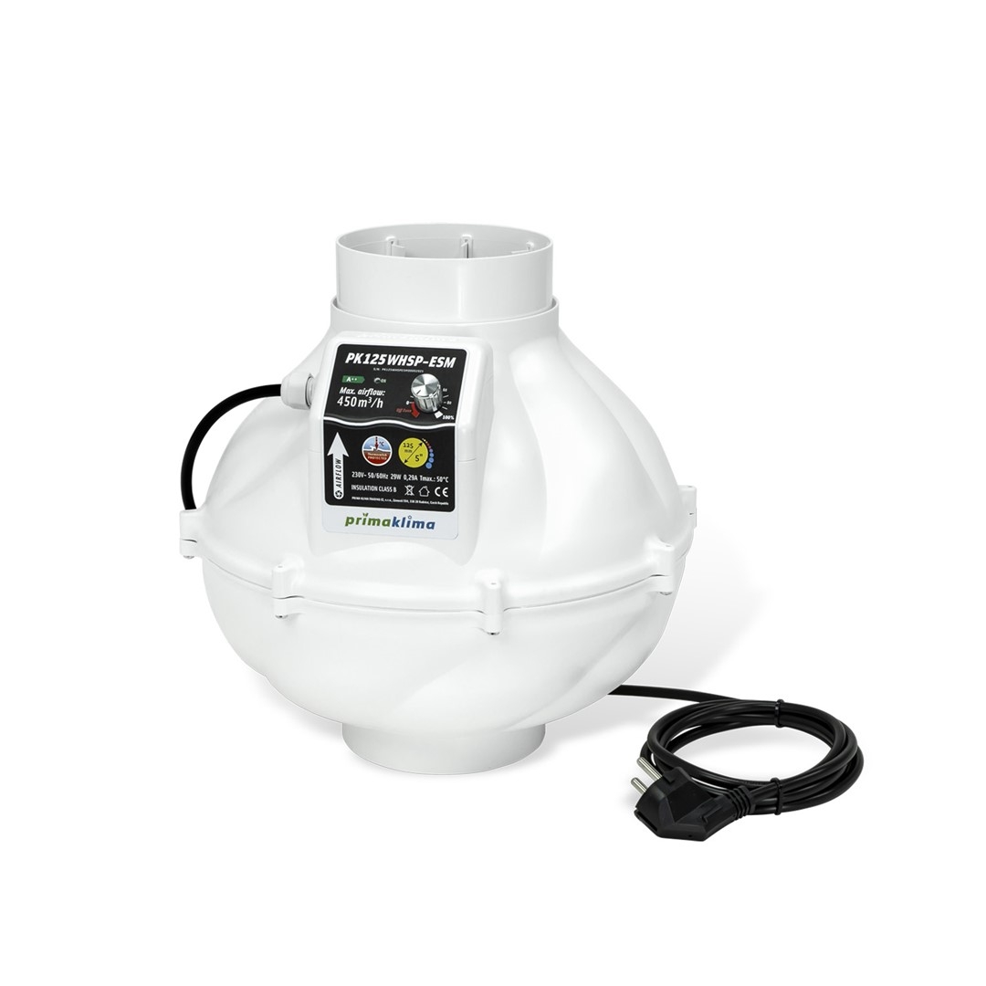 PRIMA KLIMA WENTYLATOR PK125WHSP-ESM 450M3/H