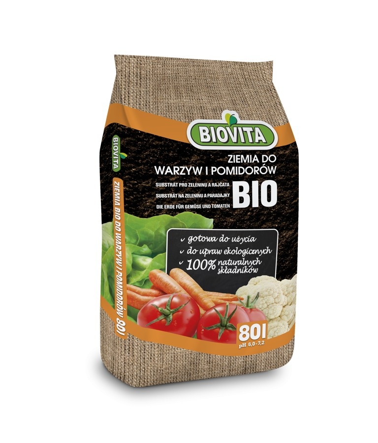 BIOVITA ZIEMIA DO WARZYW I POMIDORÓW 80L