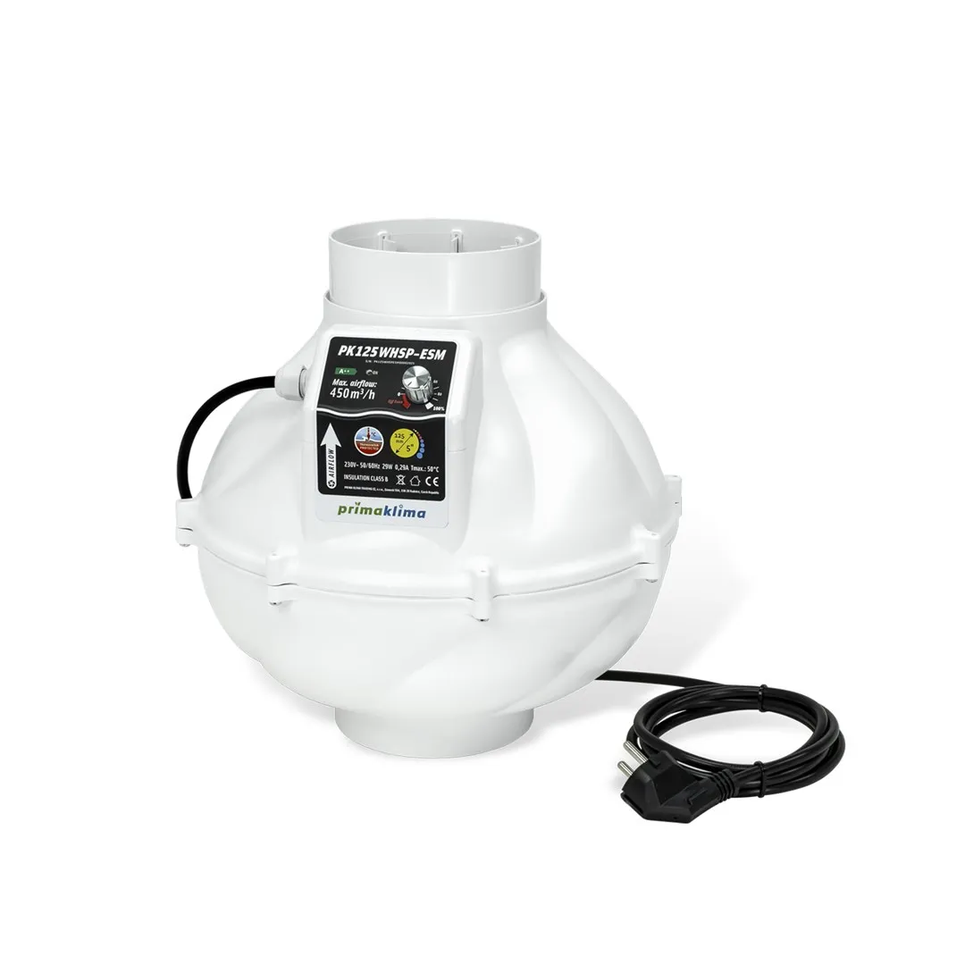 PRIMA KLIMA WENTYLATOR PK125WHSP-ESM 450M3/H