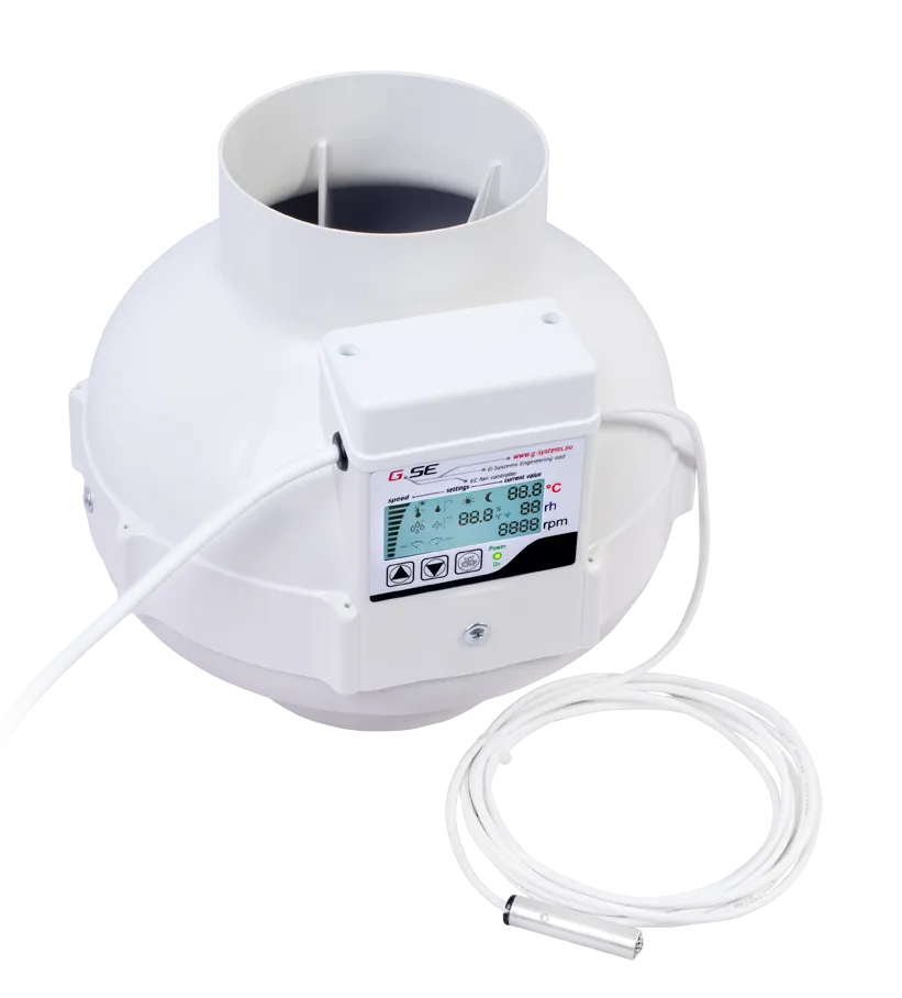G-SE WENTYLATOR EC 125MM LCD 800M3/H ED11-201EU