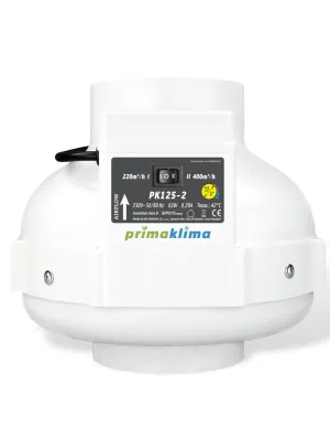 PRIMA KLIMA WENTYLATOR 2 SPEED 220/400M3/H FI125MM