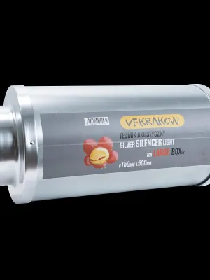 SILENCER TŁUMIK AKUSTYCZNY ALU FI 150/500MM