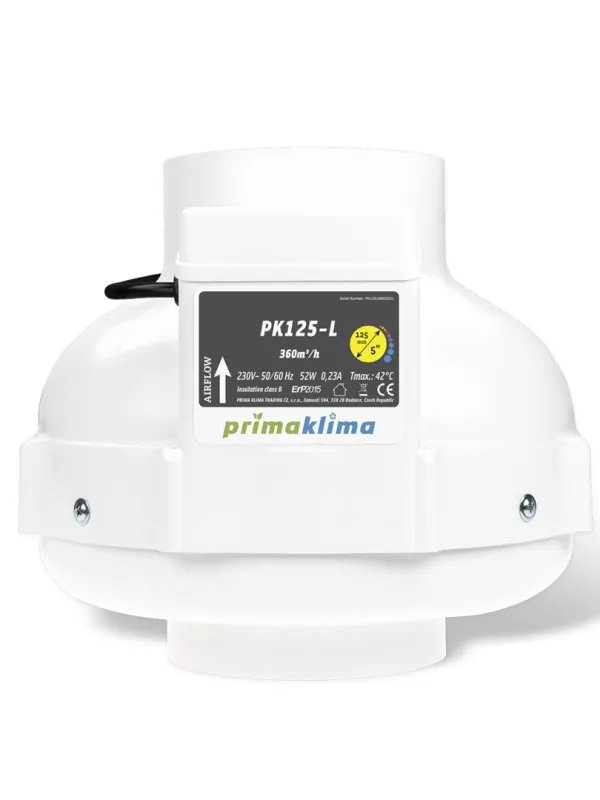Produkt PRIMA KLIMA WENTYLATOR 1 SPEED 360M3/H, FI125MM Obraz