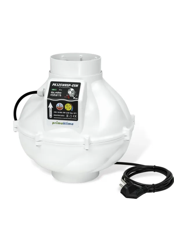 Produkt PRIMA KLIMA WENTYLATOR PK125WHSP-ESM 450M3/H Obraz