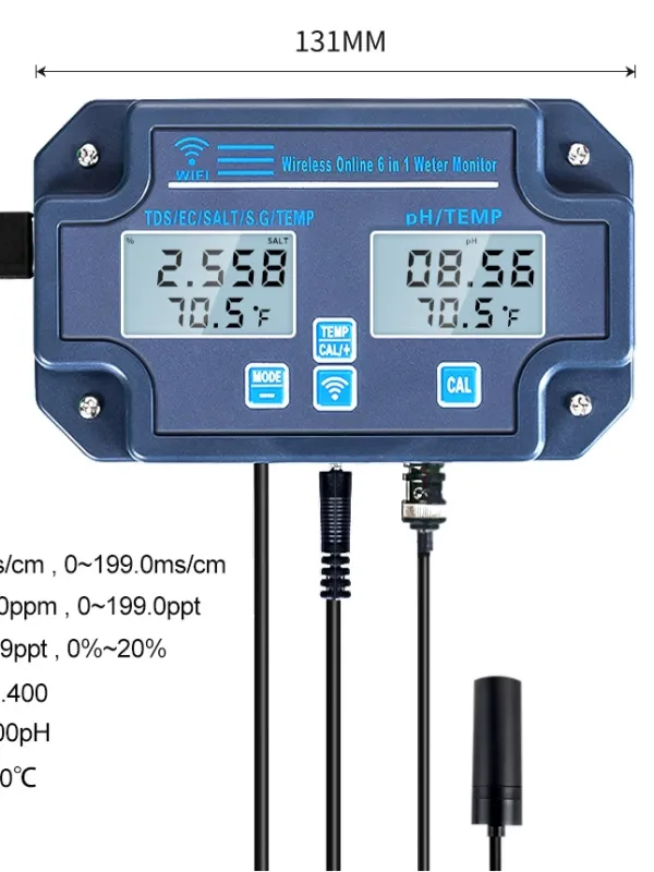 Produkt MONITOR PH/EC/TDS/TEMPERATURA WI-FI Obraz