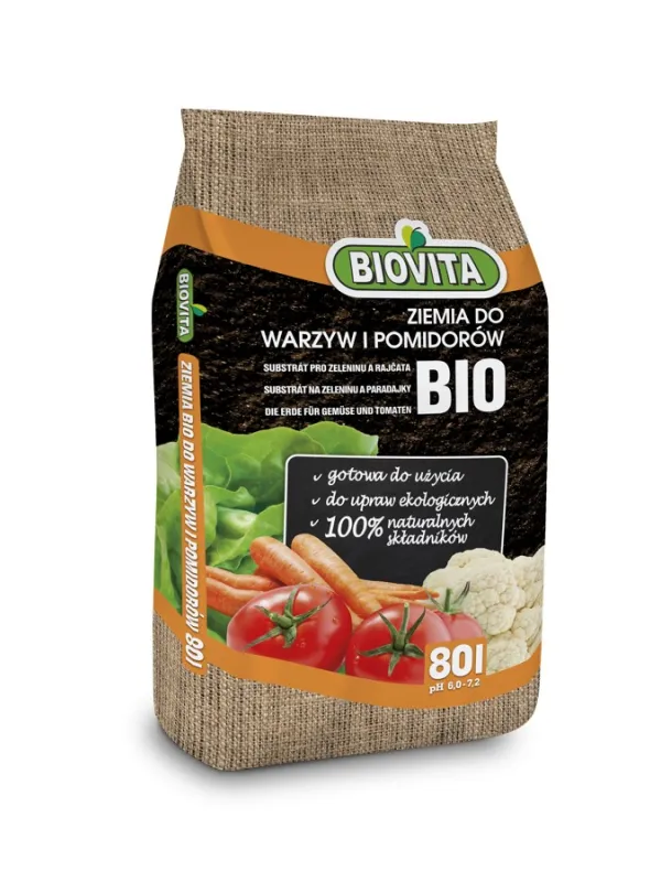 Produkt BIOVITA ZIEMIA DO WARZYW I POMIDORÓW 80L Obraz