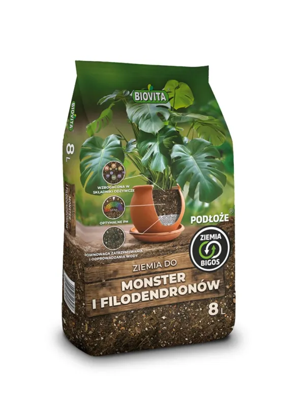 Produkt BIOVITA ZIEMIA DO MONSTER I FILODENDRONÓW 8L Obraz
