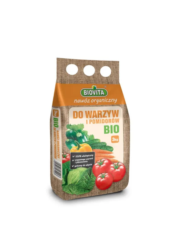 Produkt BIOVITA NAWÓZ DO WARZYW I POMIDORÓW BIO 3KG Obraz